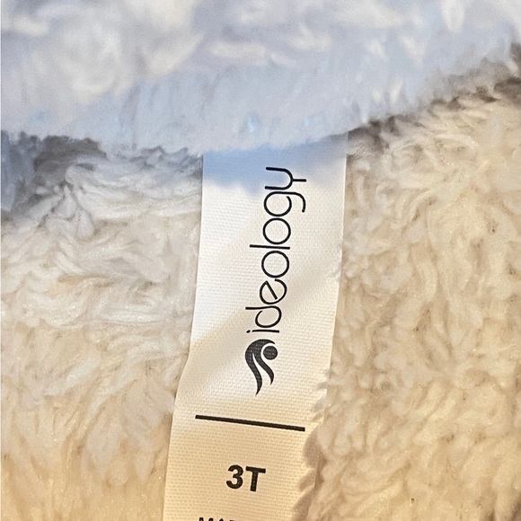 Ideology Toddler Girls Fuzzy Soft Pullover 1/4 Zip White Size 3T Polyester B - Picture 2 of 5